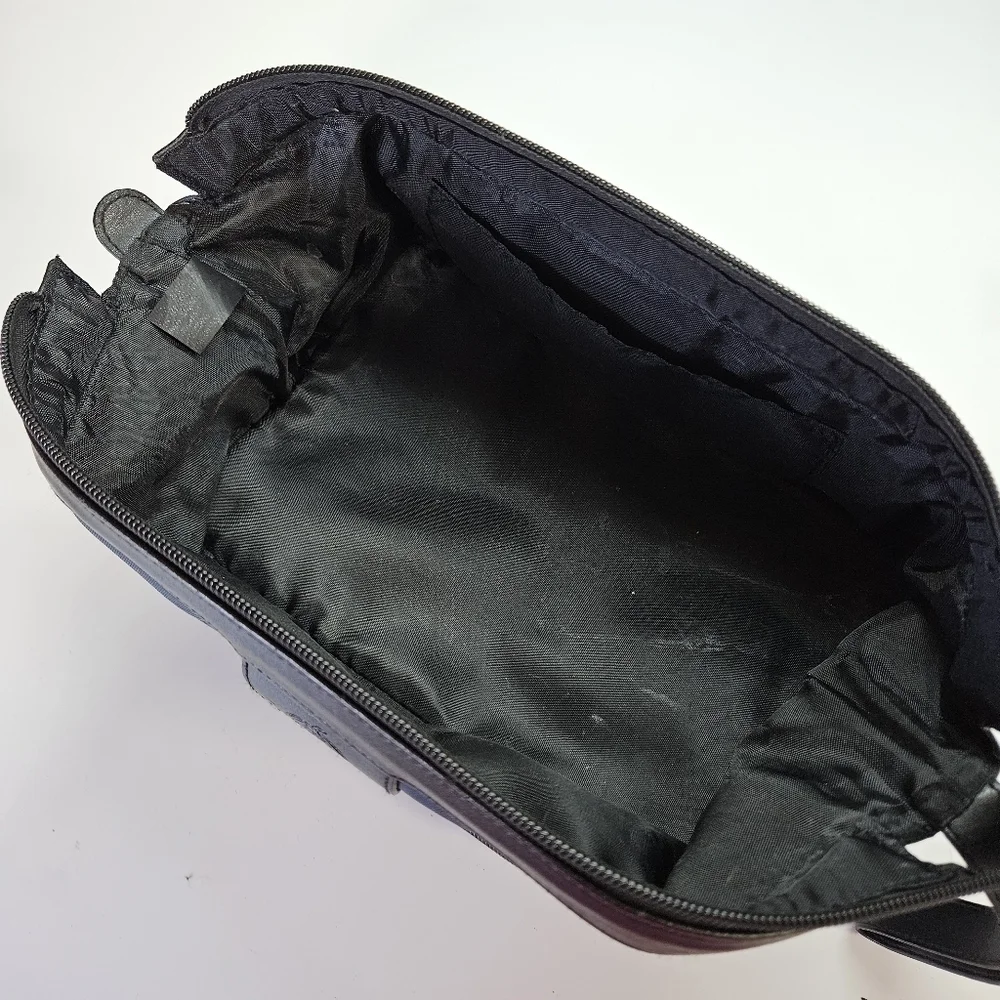Dopp Men's Business Class Zip-Bottom Travel Kit Toiletry Bag Navy Blue